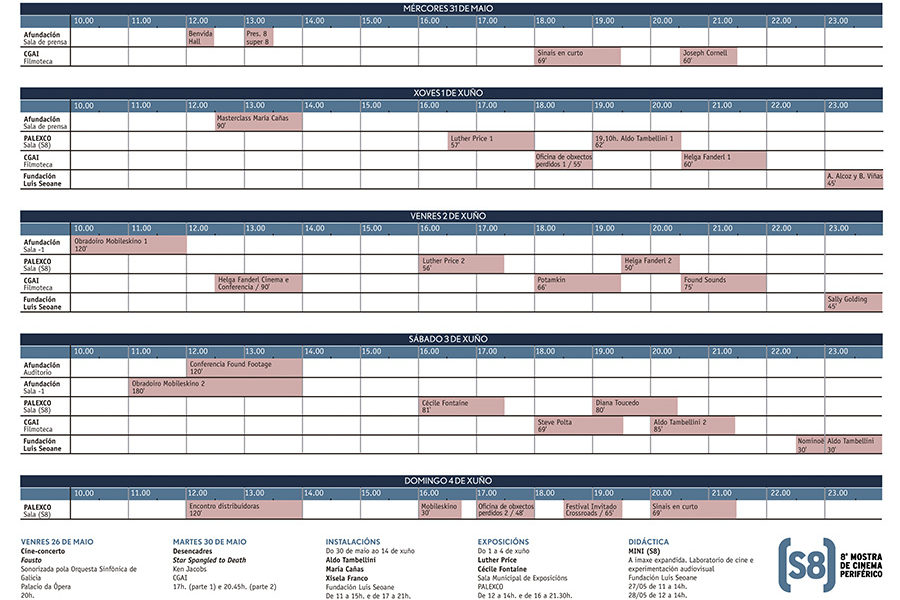Calendario (S8) 2017
